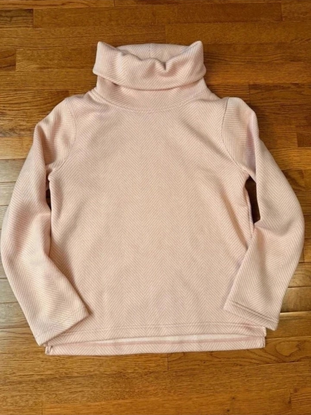 J.Crew Cowl Neck Long Sleeve Top Cotton Top in Pink Size Medium NWT